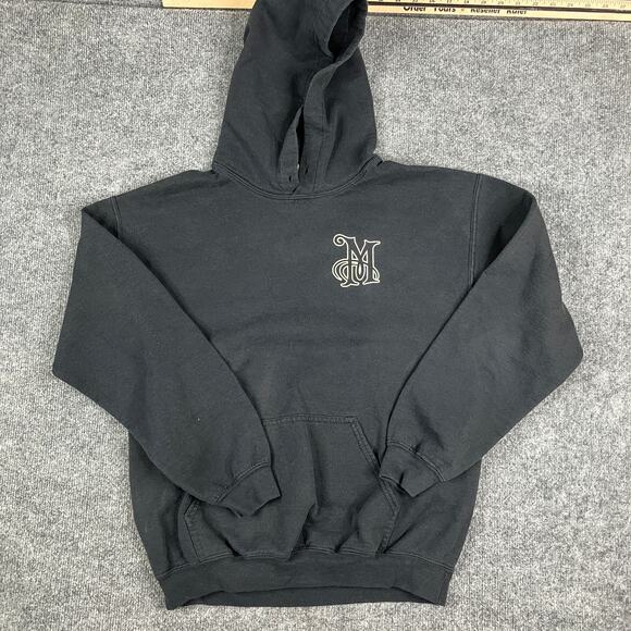 Gildan Hoodie Mens M Black Meguiars Car Graphic Pullover Sweatshirt Auto Racing - Picture 5 of 8